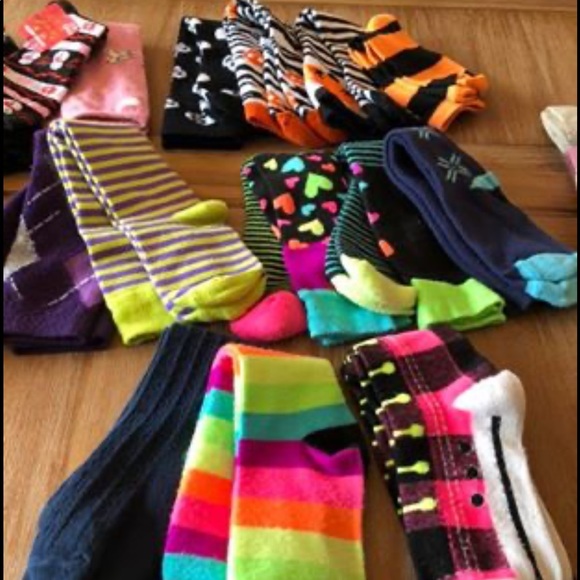 Bundle/Variety of Girls Socks and Leg Warmers. - Picture 2 of 8